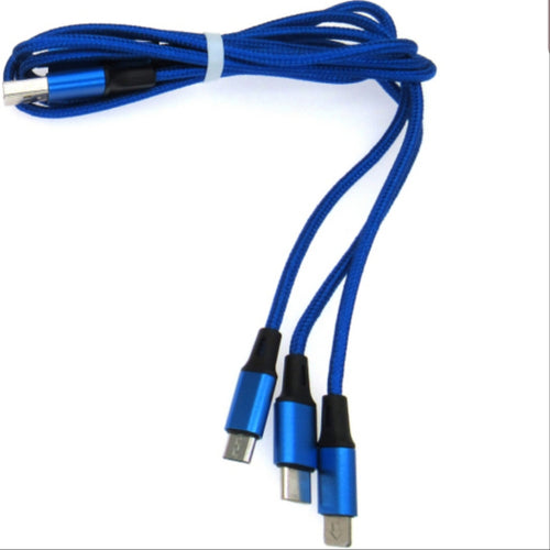 Royal blue 3 in 1 charger