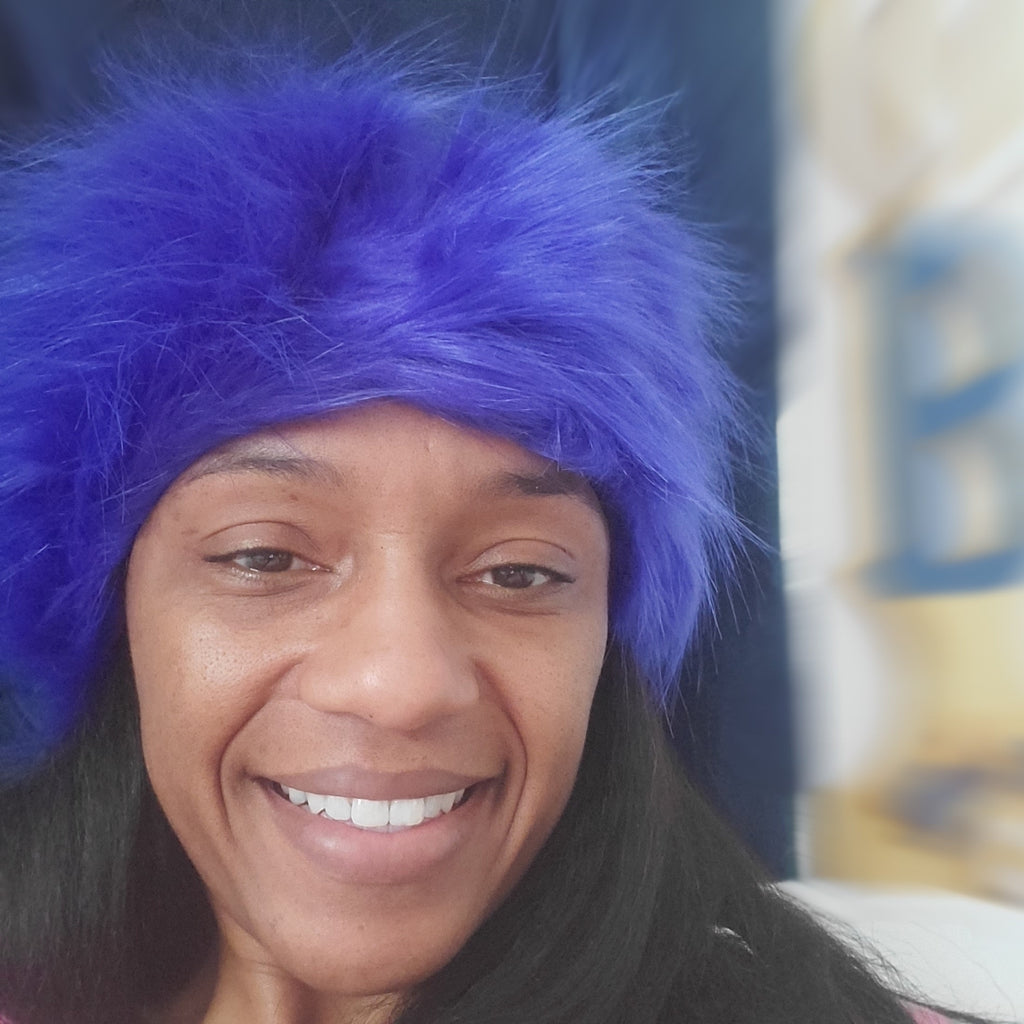 Faux fur headband