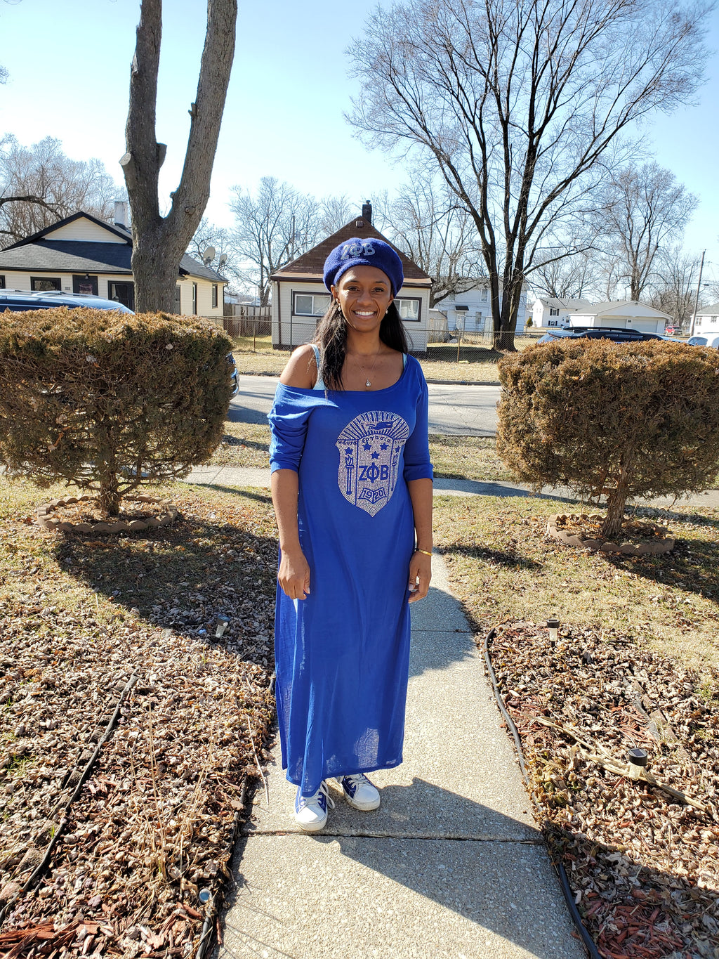 Off the shoulder high split top