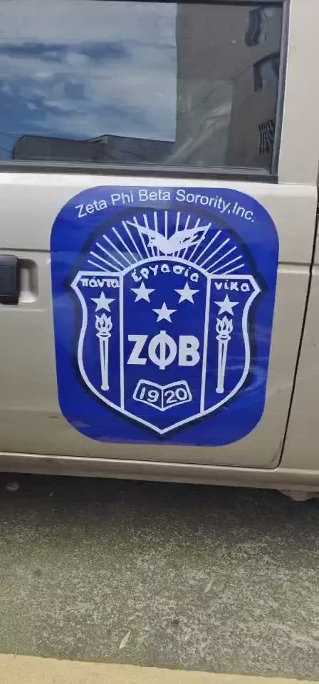 Magnetic vehicle decal (Nationally Approved)