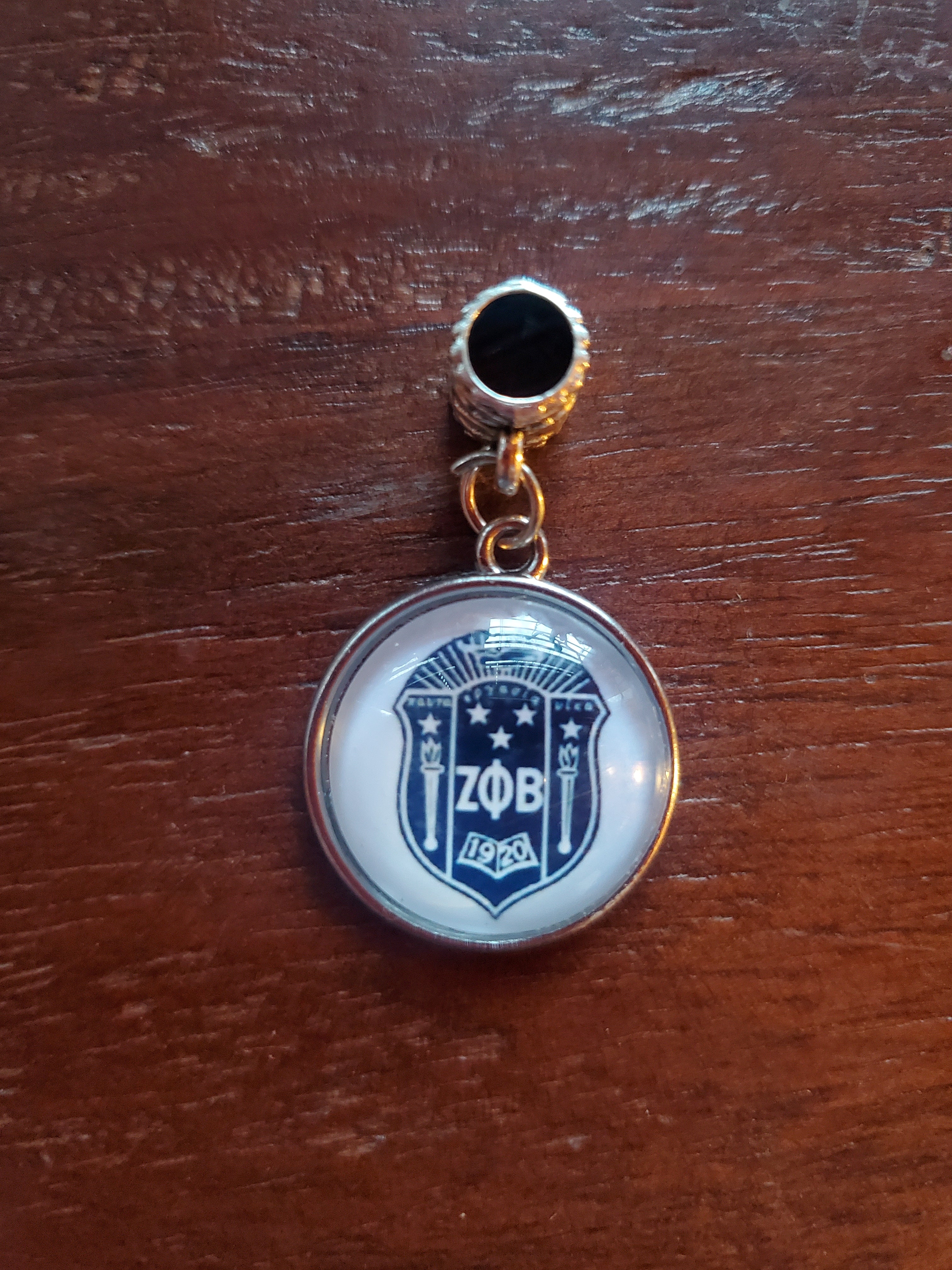 Zeta charm for bracelets