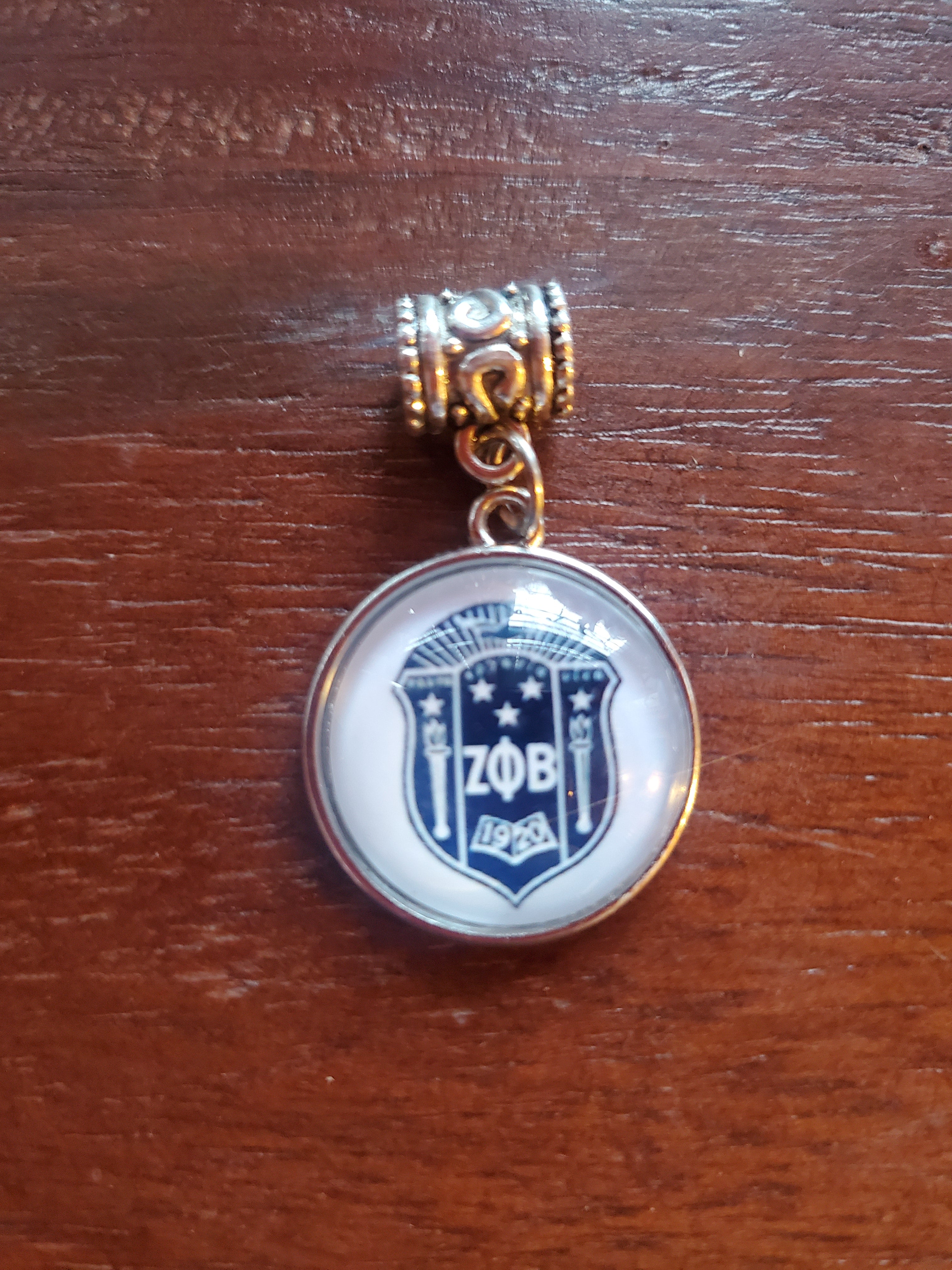 Zeta charm for bracelets