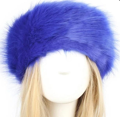 Faux fur headband