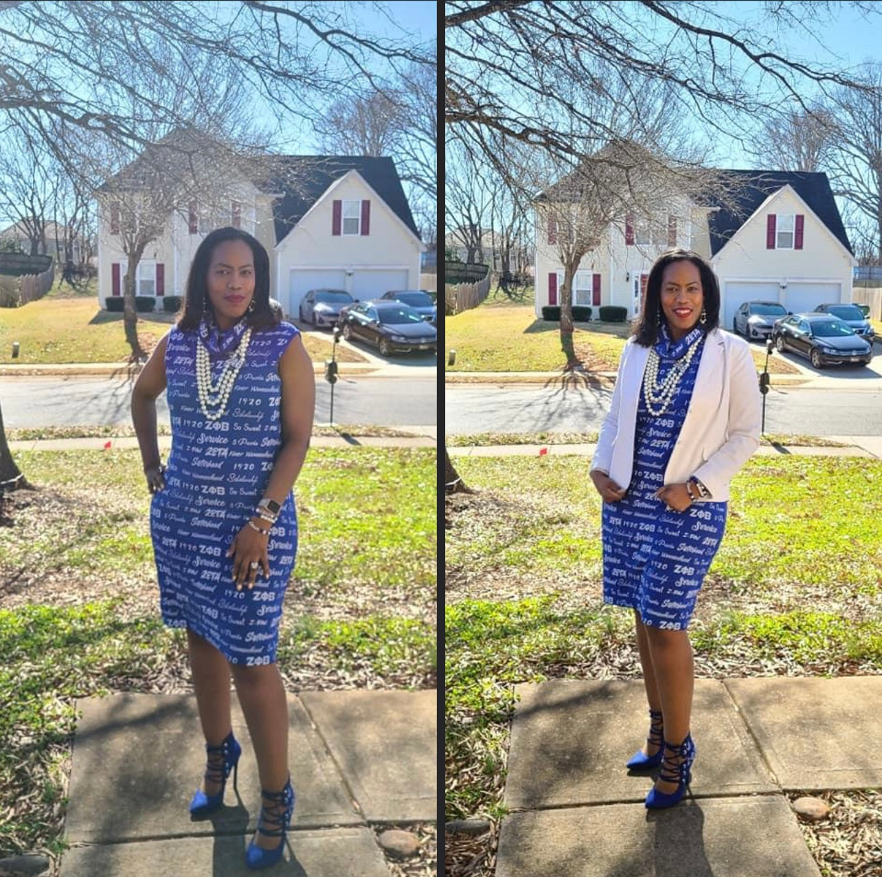 Nationally Approved Zeta word art dress