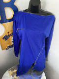 Asymmetrical zipper shirt