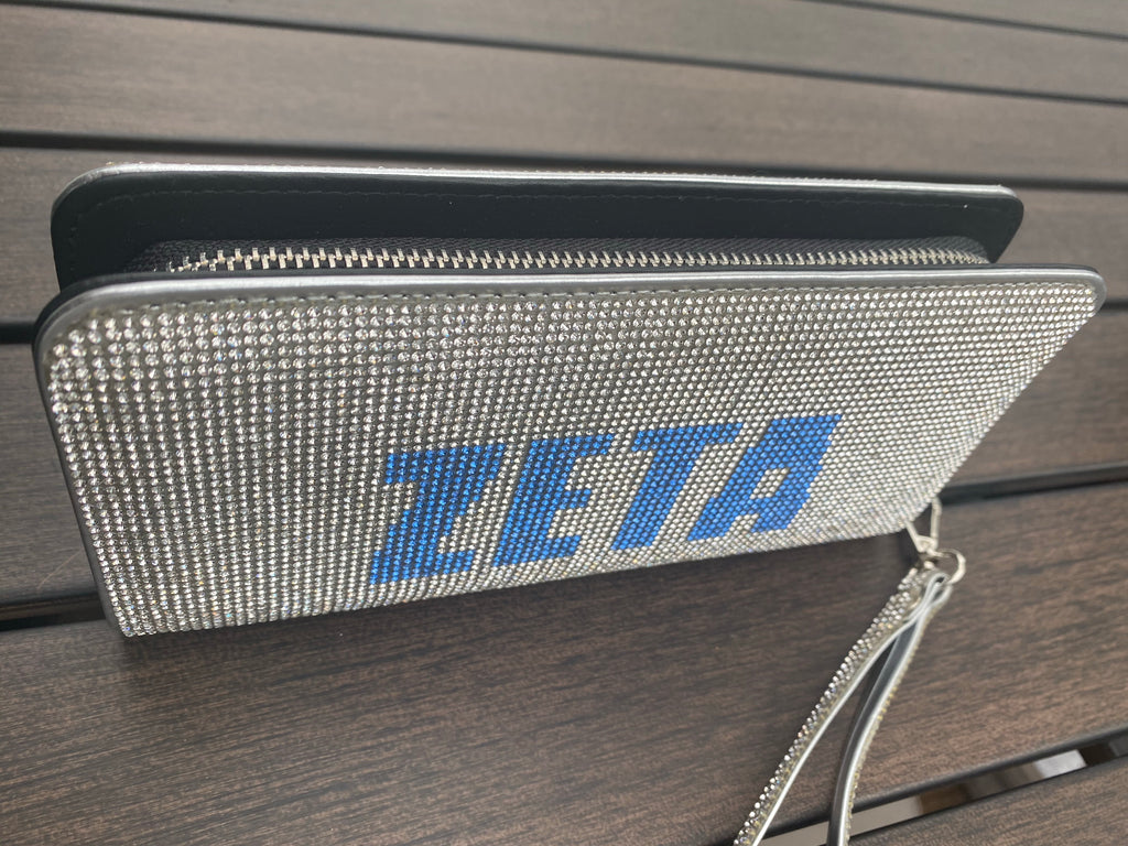 All bling Zeta clutch