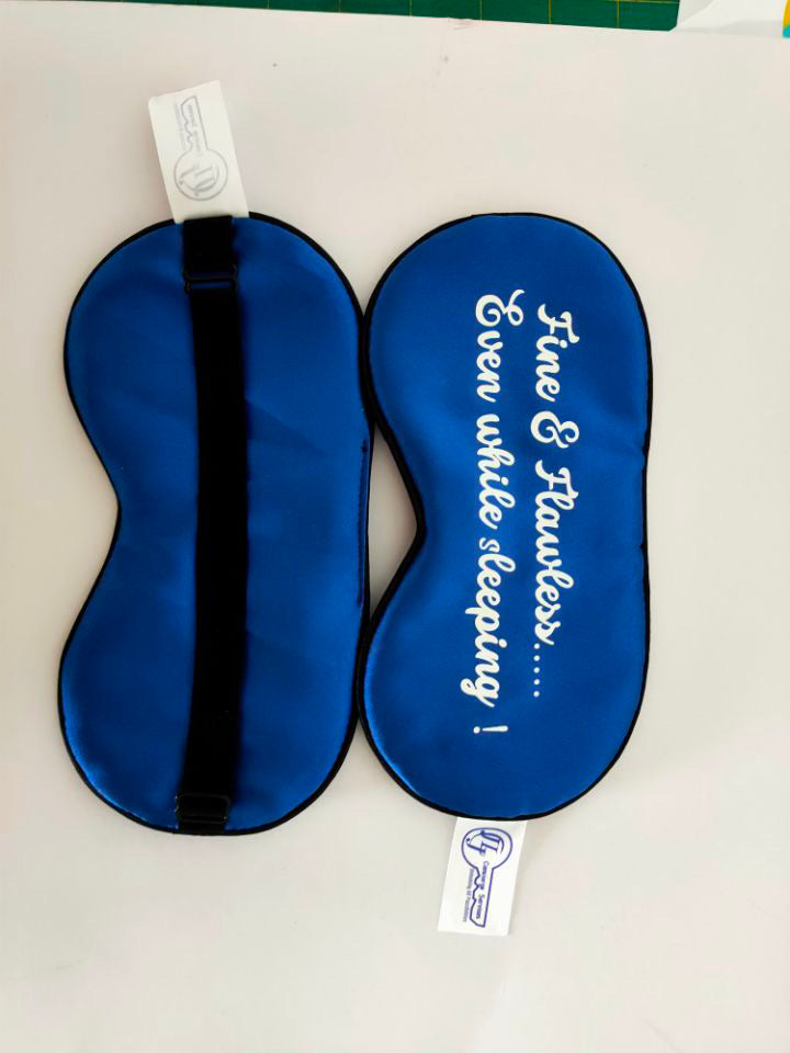 Sleep mask with matching silk bag!