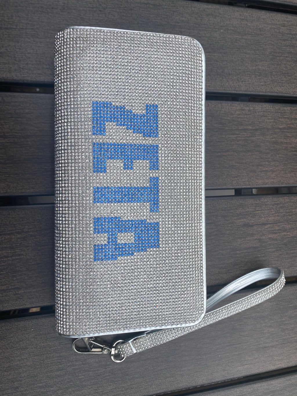 All bling Zeta clutch