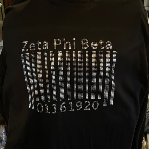 Barcode Founder’s day bling shirt