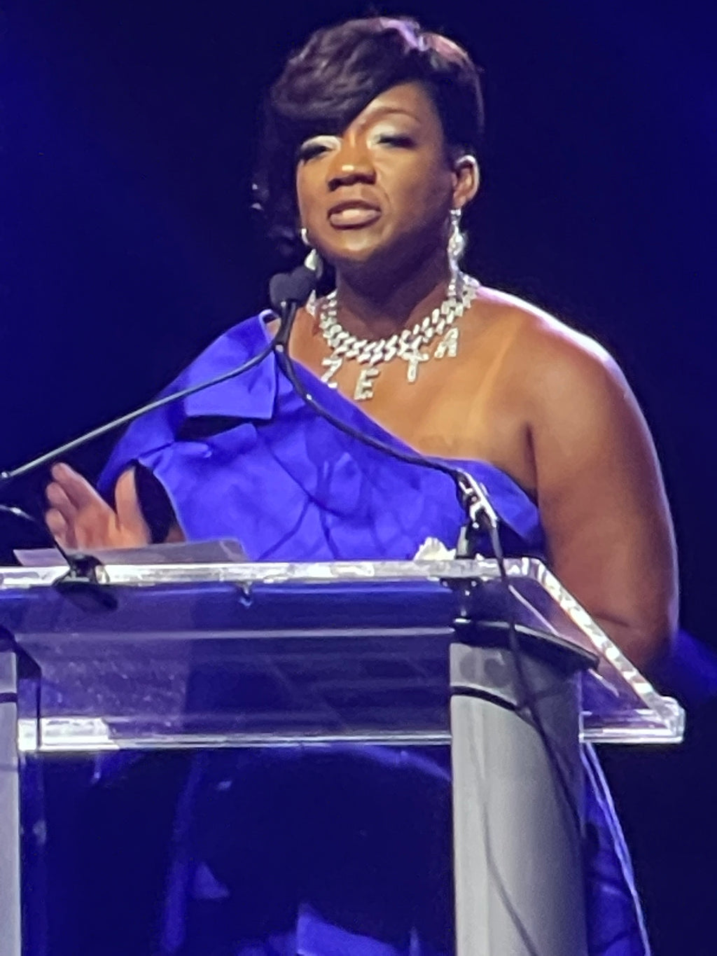 “The Gina” Baguette ZETA choker necklace