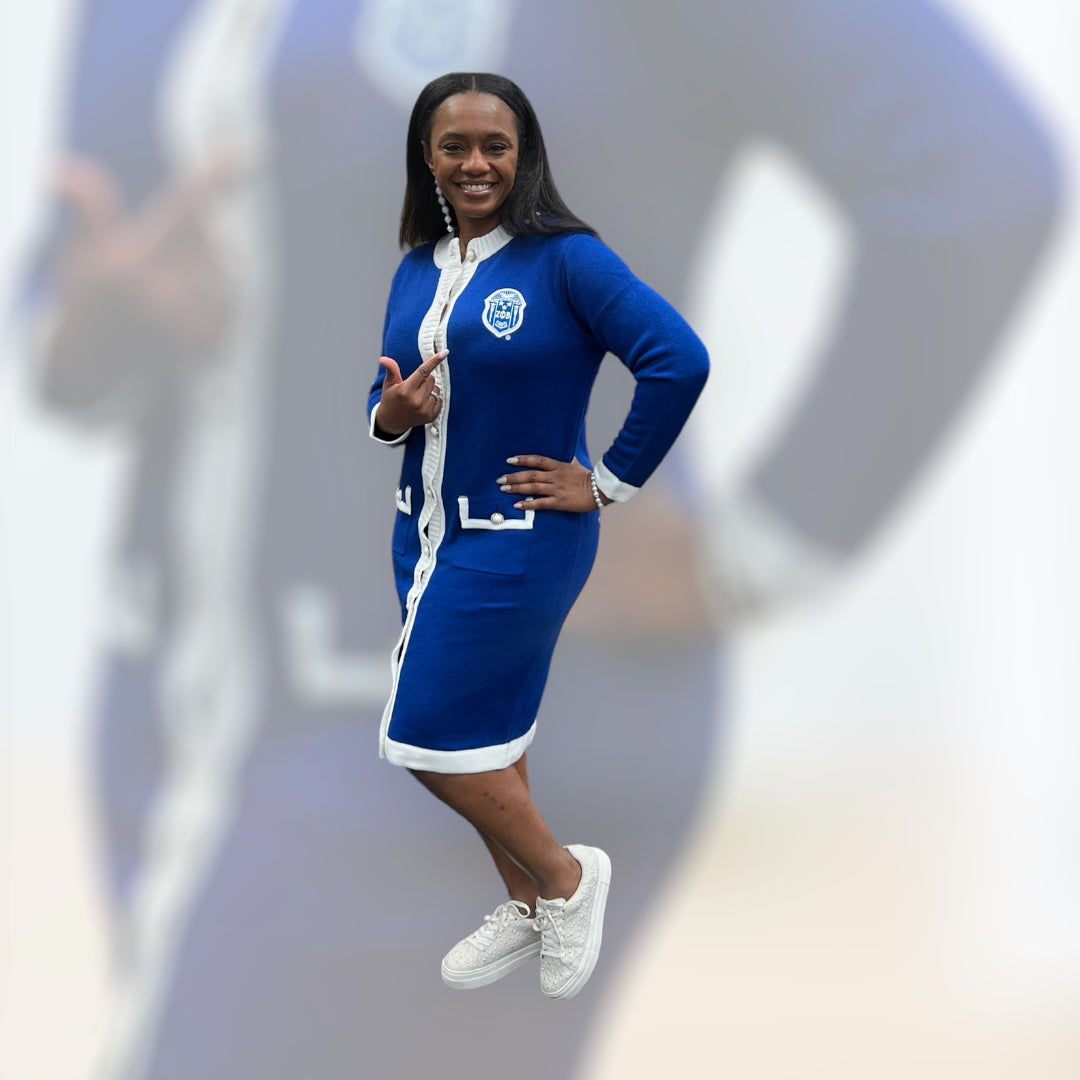 Shield cardigan/dress