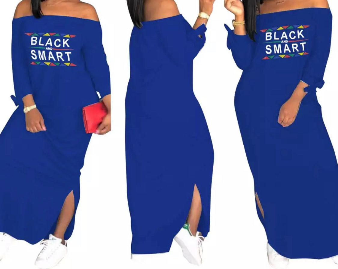 Black and Smart long with splits