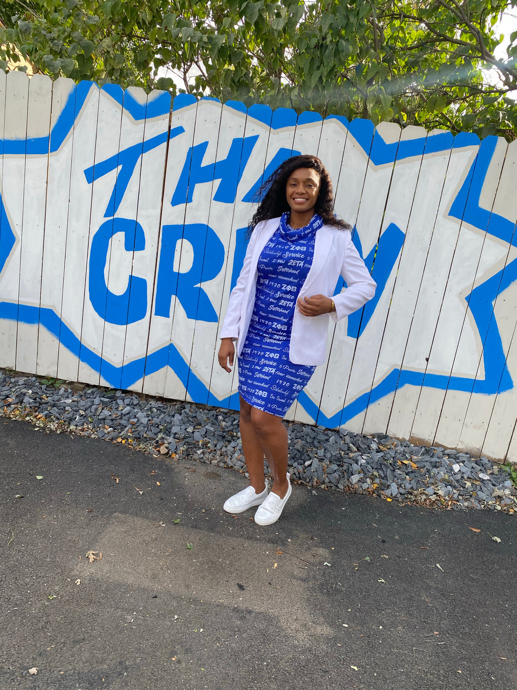 Nationally Approved Zeta word art dress