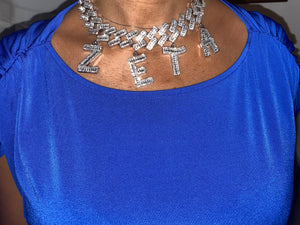 Baguette ZETA choker necklace