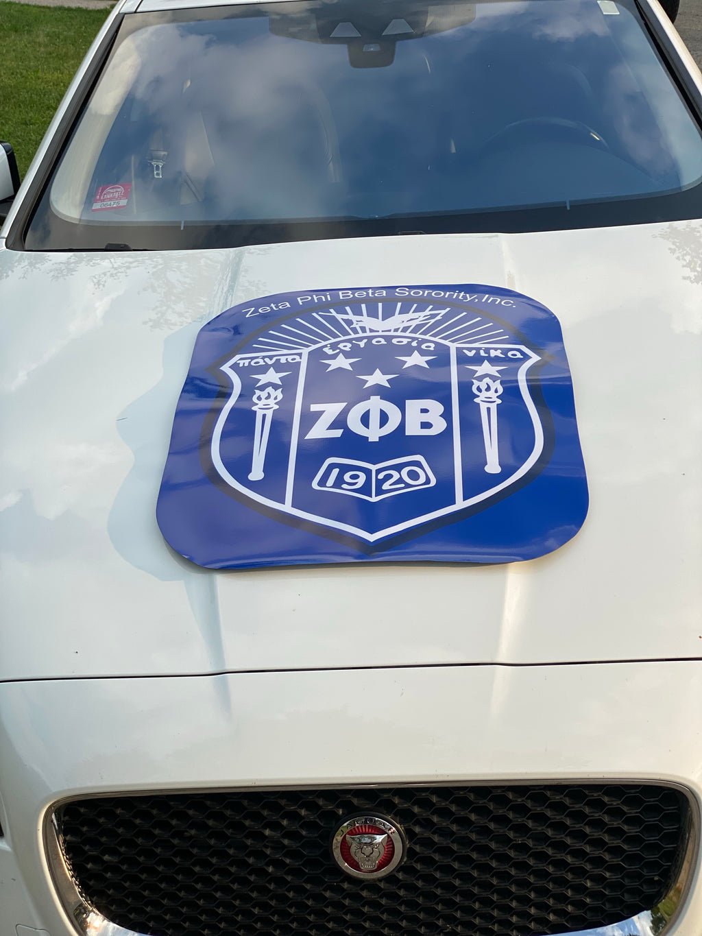 Magnetic vehicle decal (Nationally Approved)