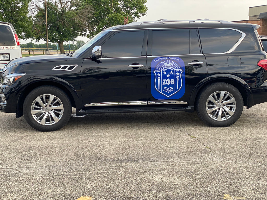 Magnetic vehicle decal (Nationally Approved)