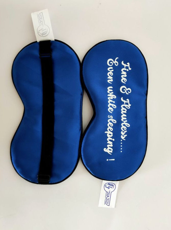 Sleep mask with matching silk bag!