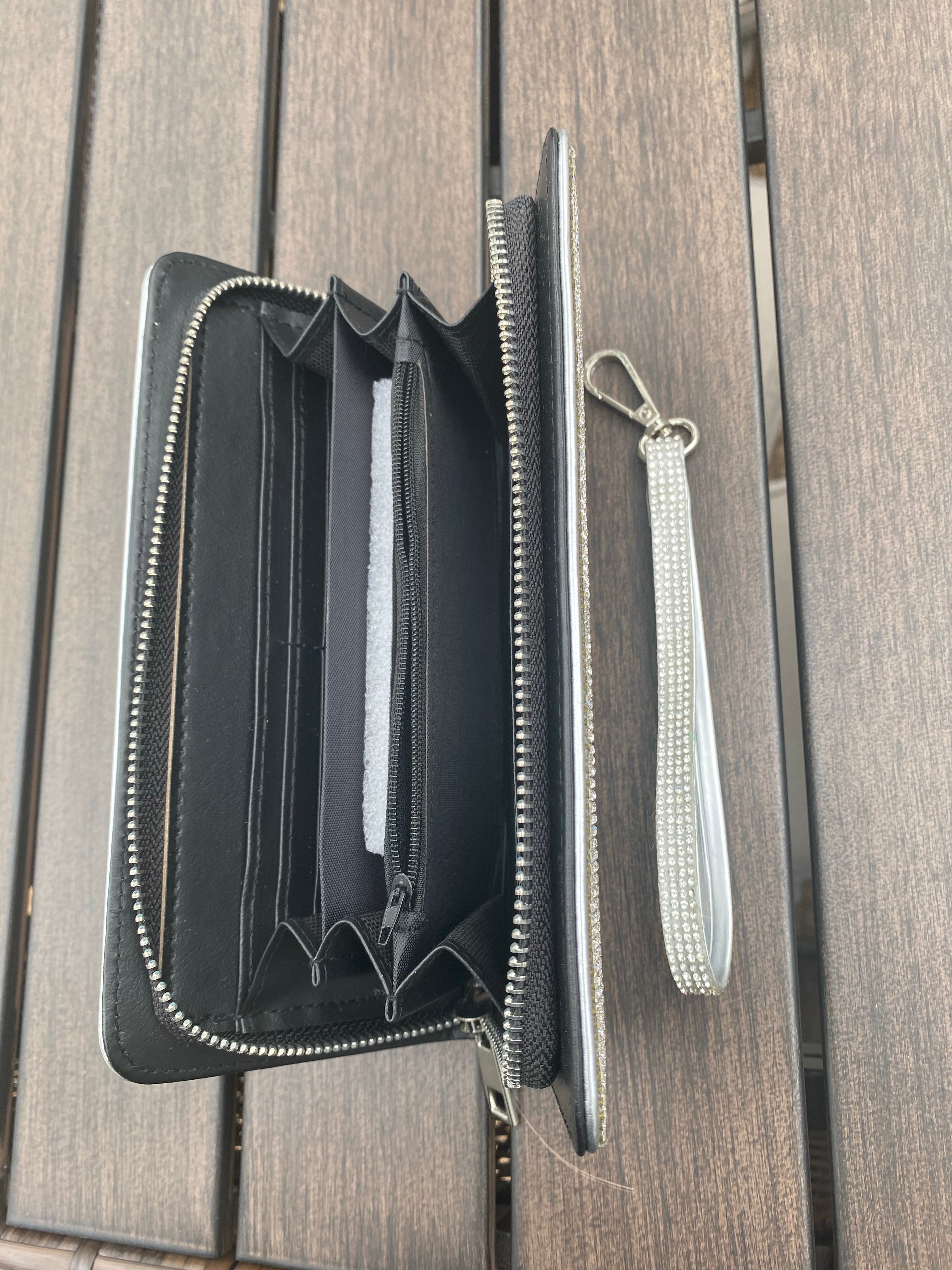 All bling Zeta clutch