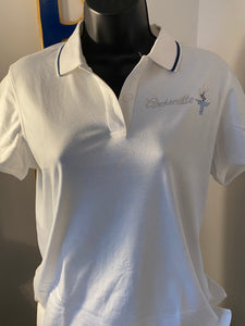 Archonette bling navy/baby blue polo