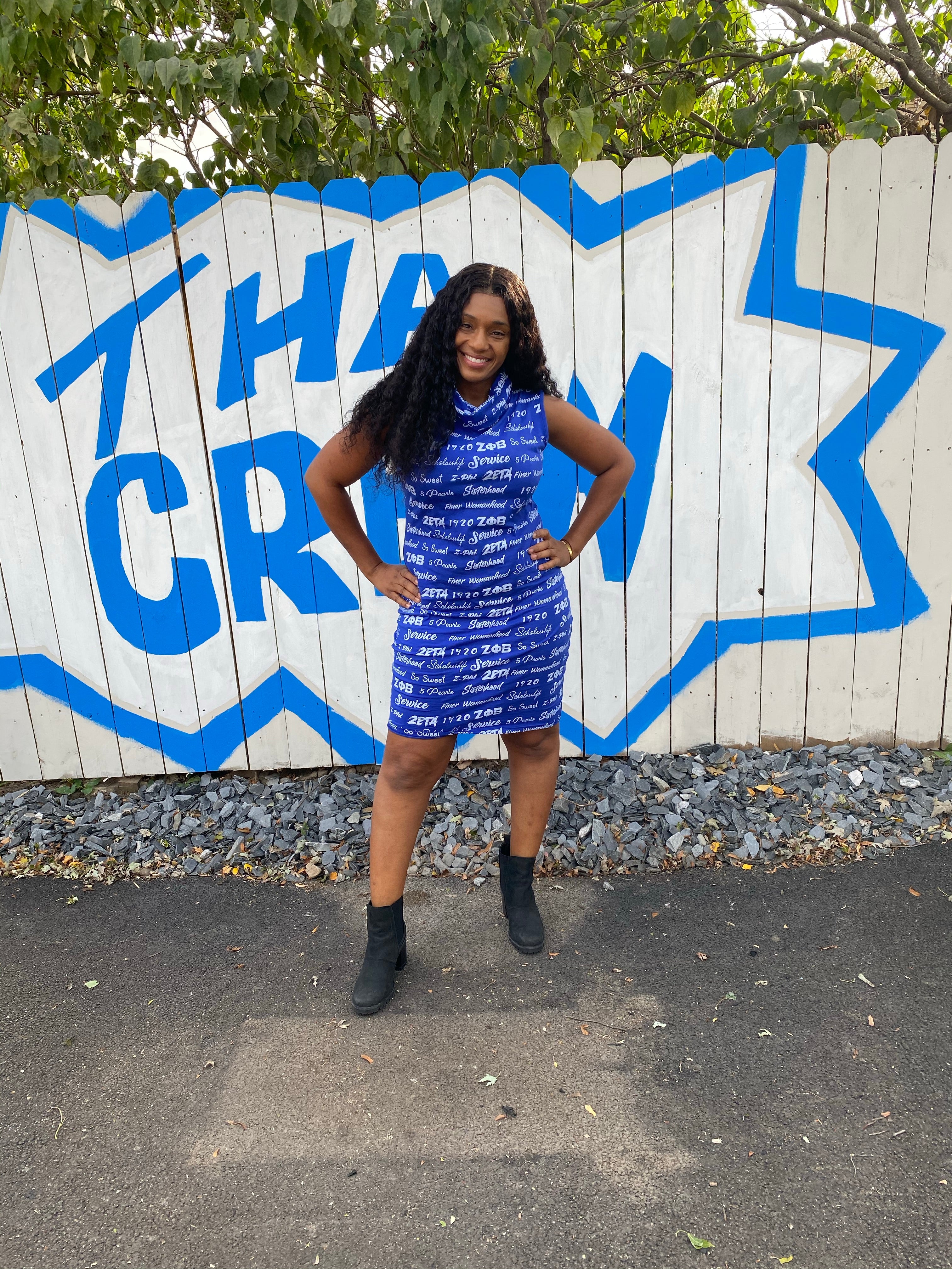 Nationally Approved Zeta word art dress