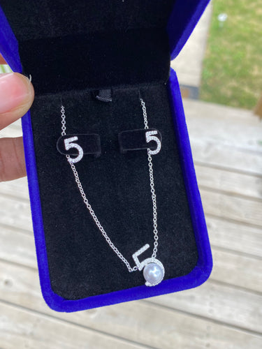 5 earring/necklace set