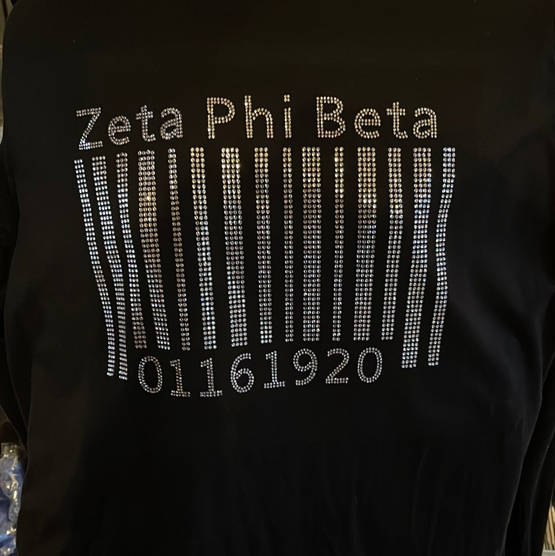 Barcode Founder’s day bling shirt