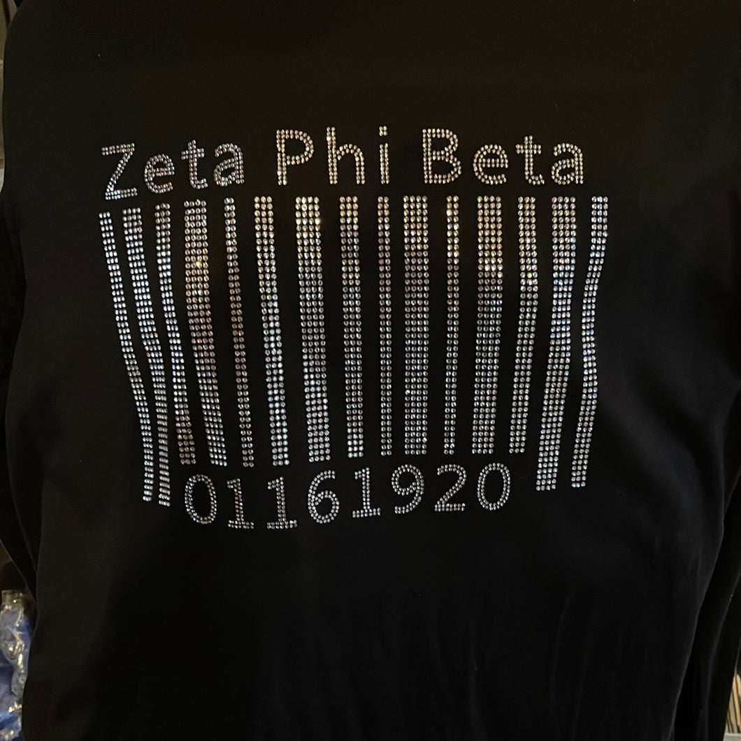 Barcode Founder’s day bling shirt