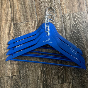 Royal blue ZETA hangers