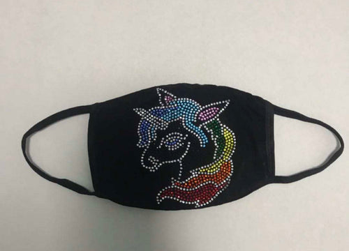 Unicorn bling mask