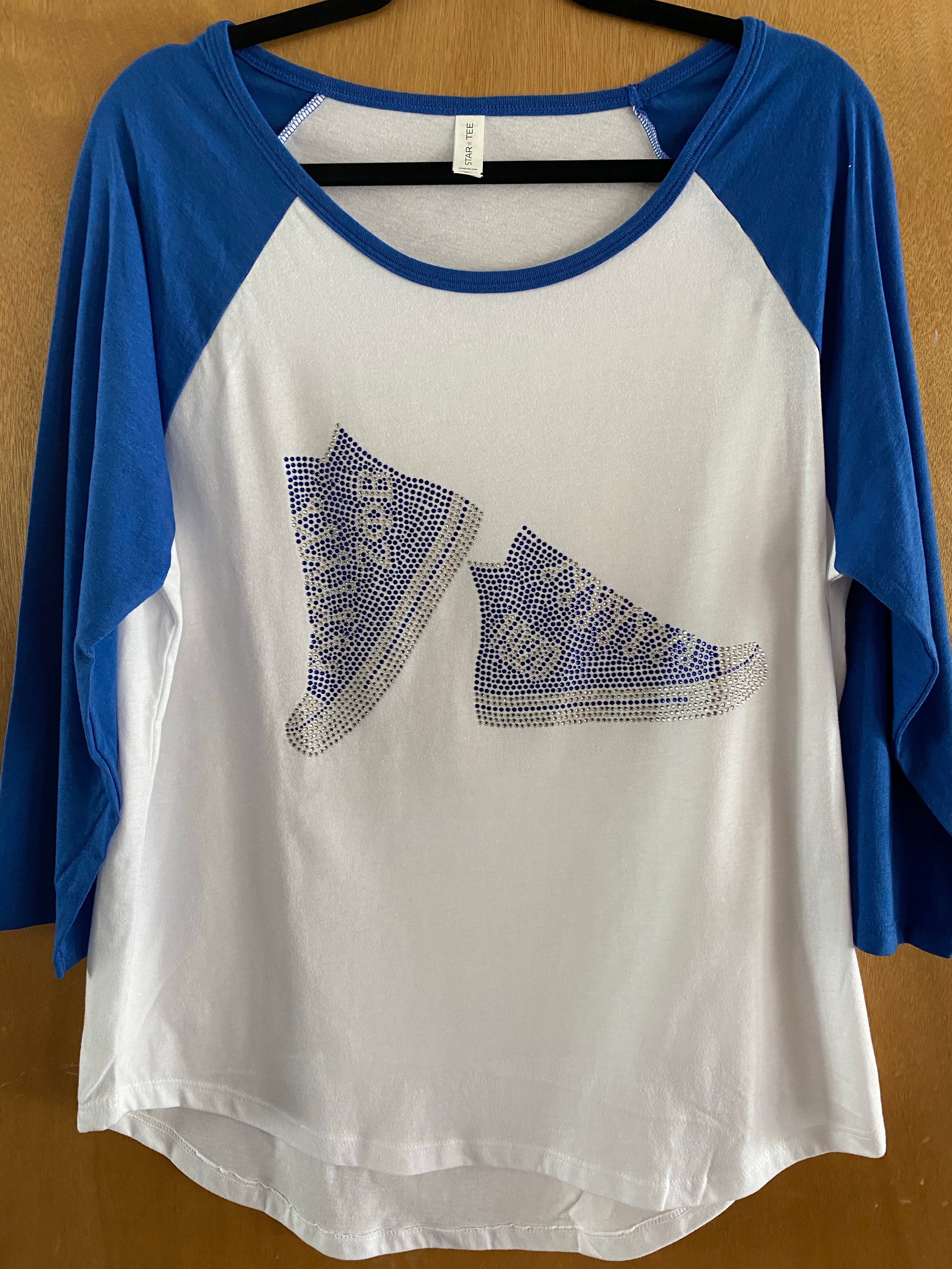 3/4 bling Zeta baseball tshirt