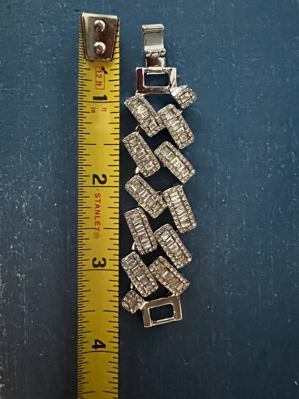 Baguette necklace extender