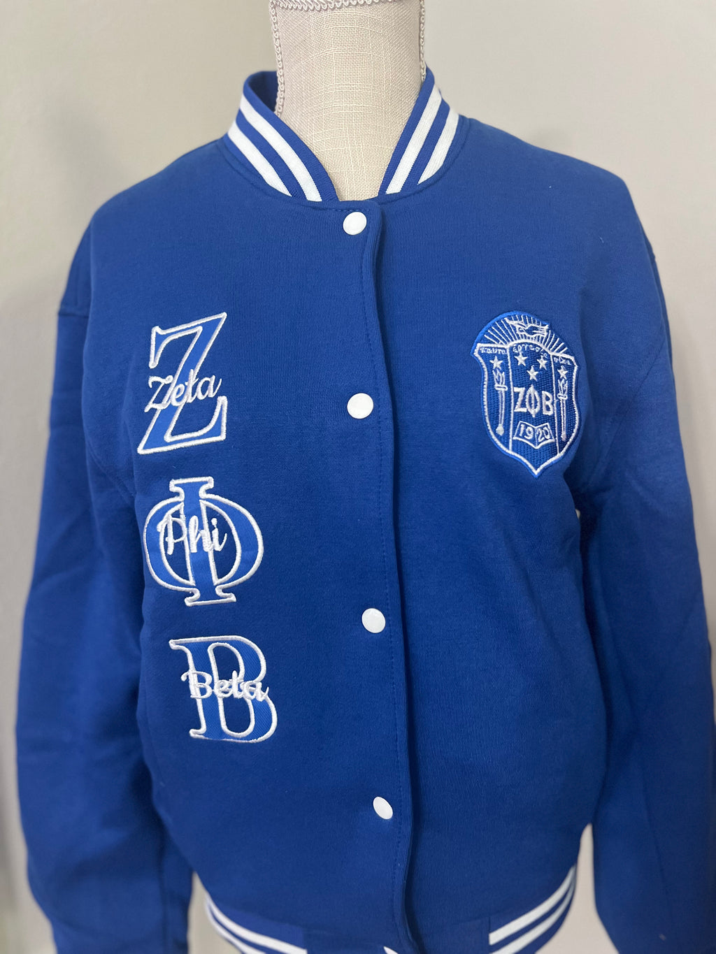 Zeta varsity jackets
