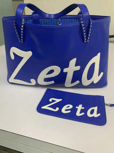 Oversized Zeta tote bag