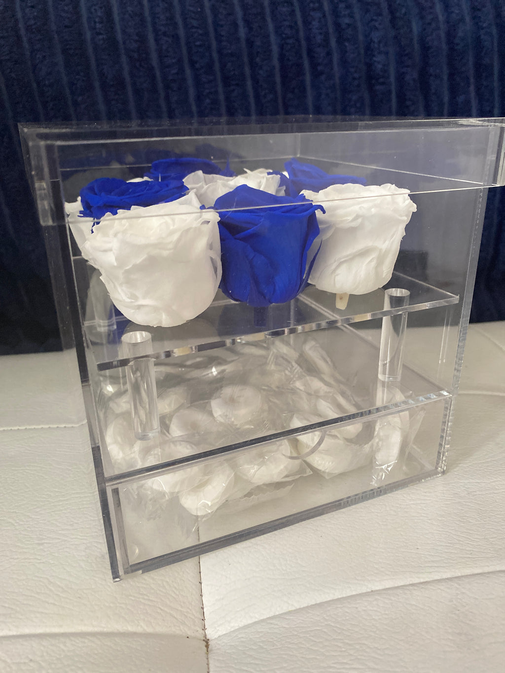Preserved Roses in acrylic box