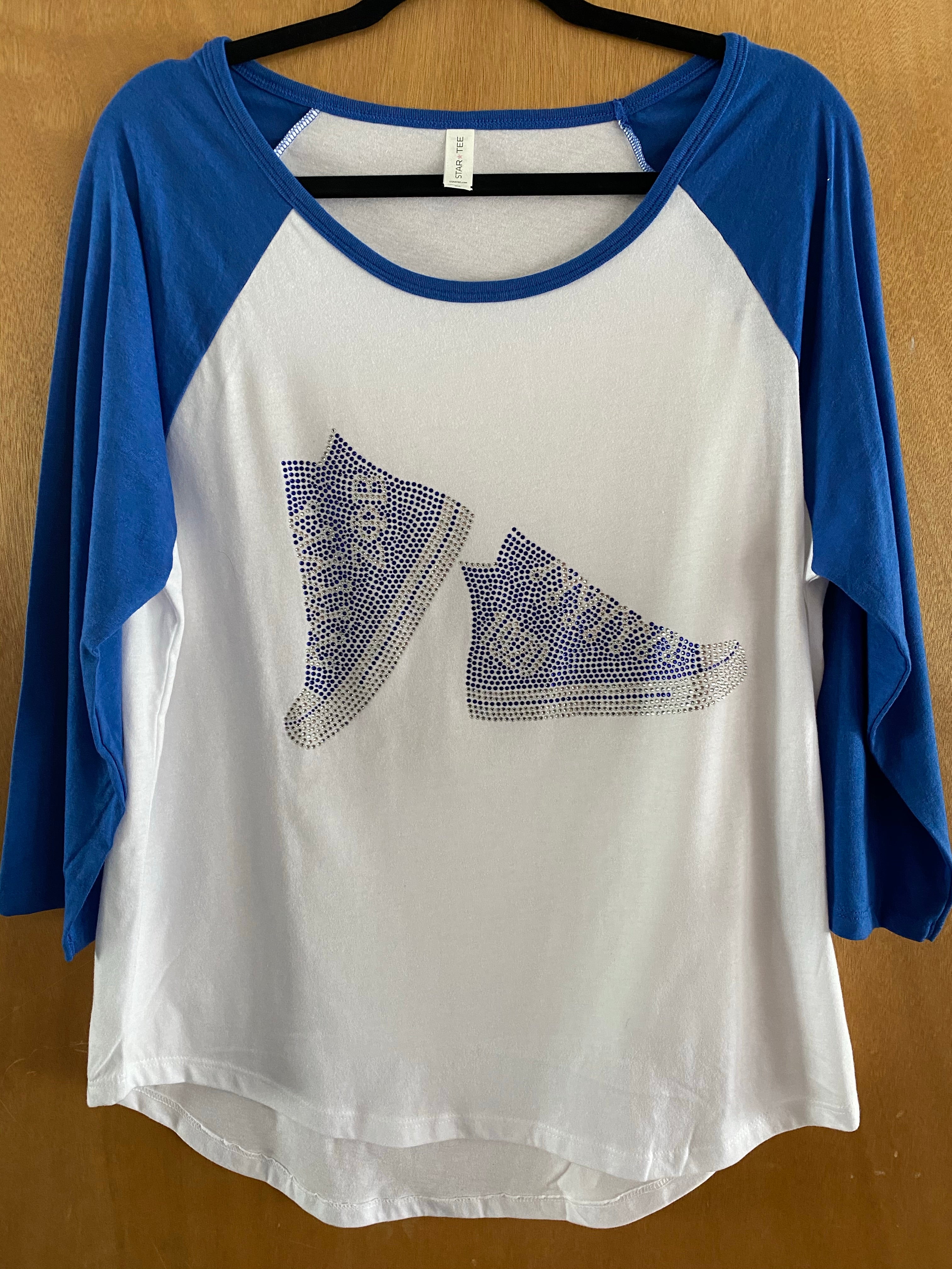 3/4 bling Zeta baseball tshirt
