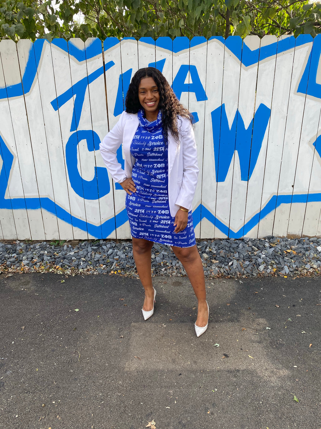 Nationally Approved Zeta word art dress