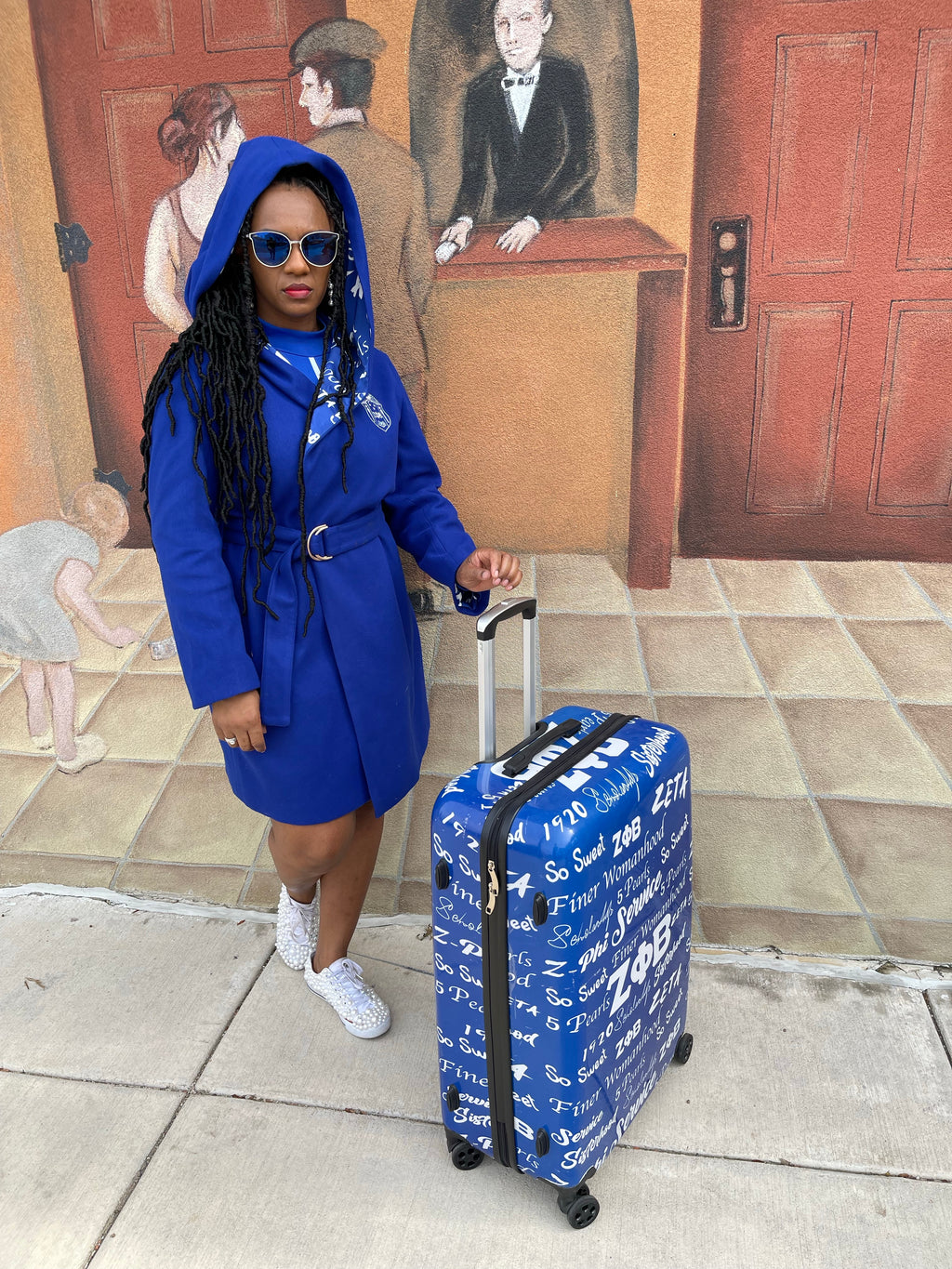 Reversible light weight wool coat with hood