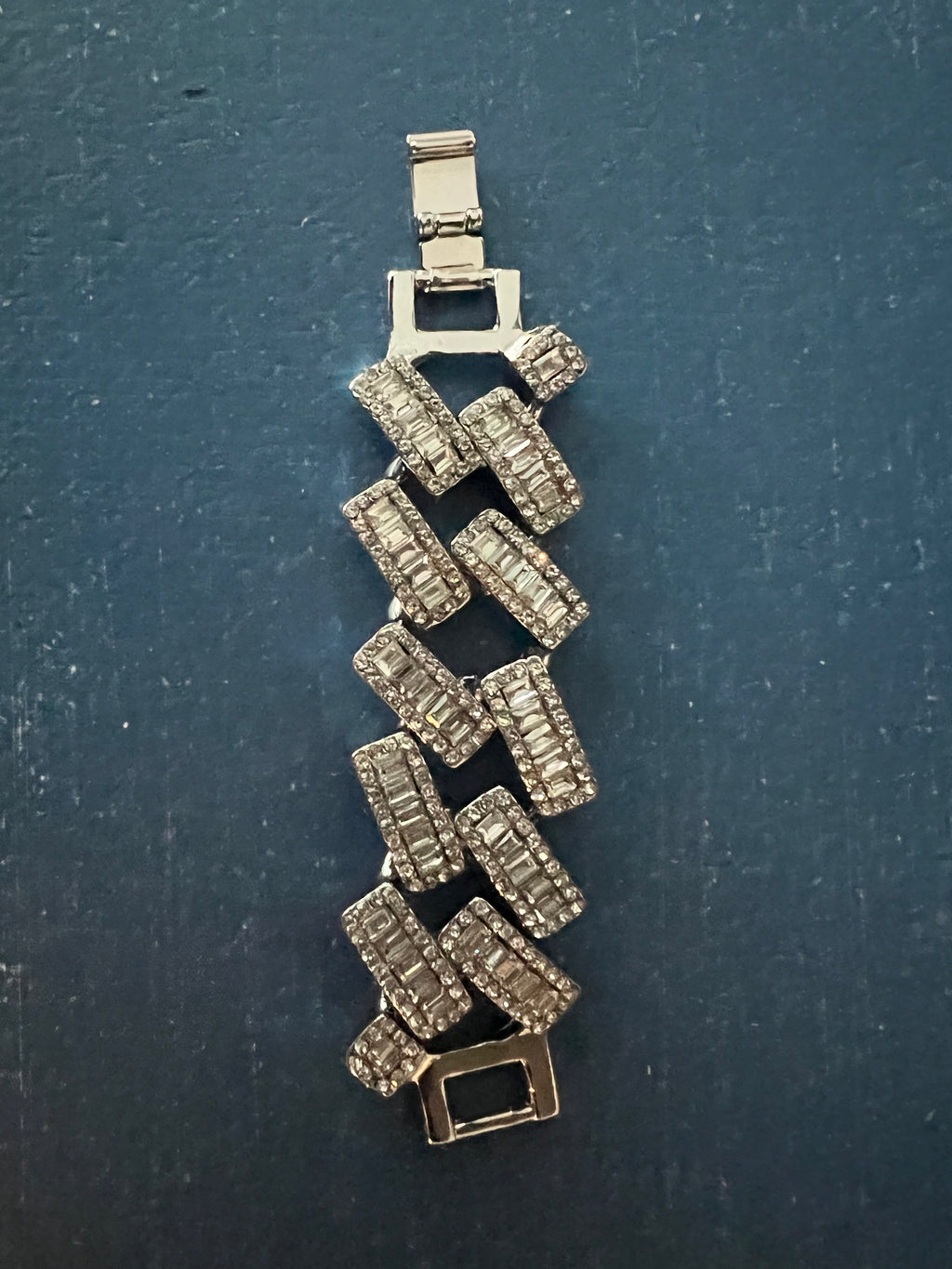 Baguette necklace extender