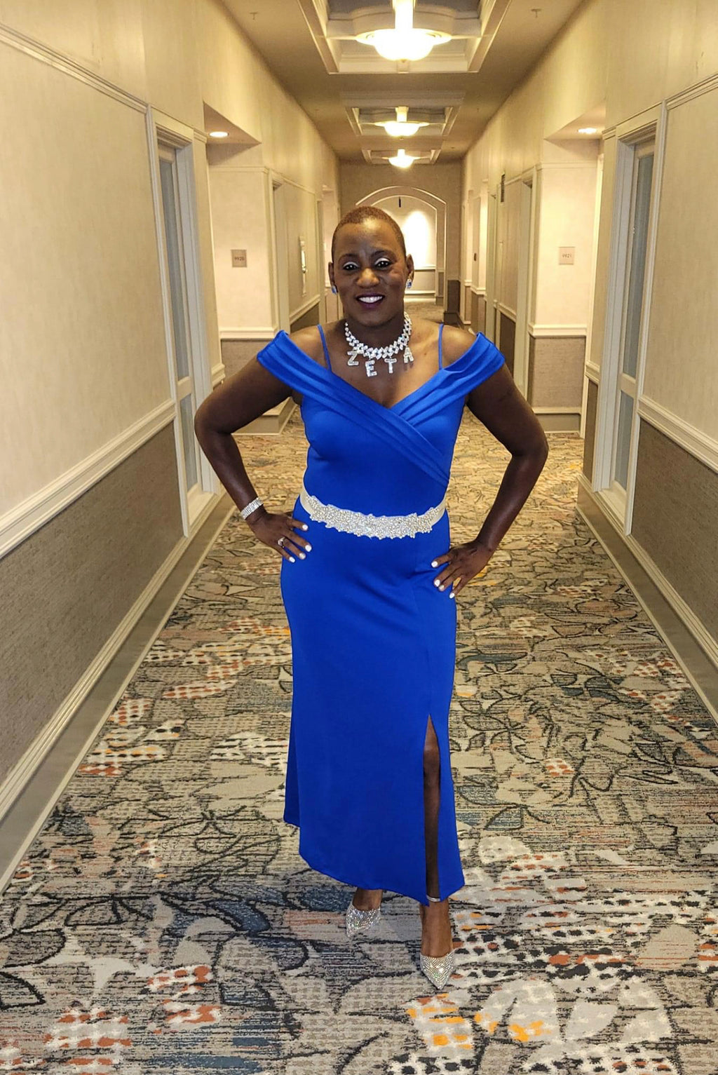 “The Gina” Baguette ZETA choker necklace