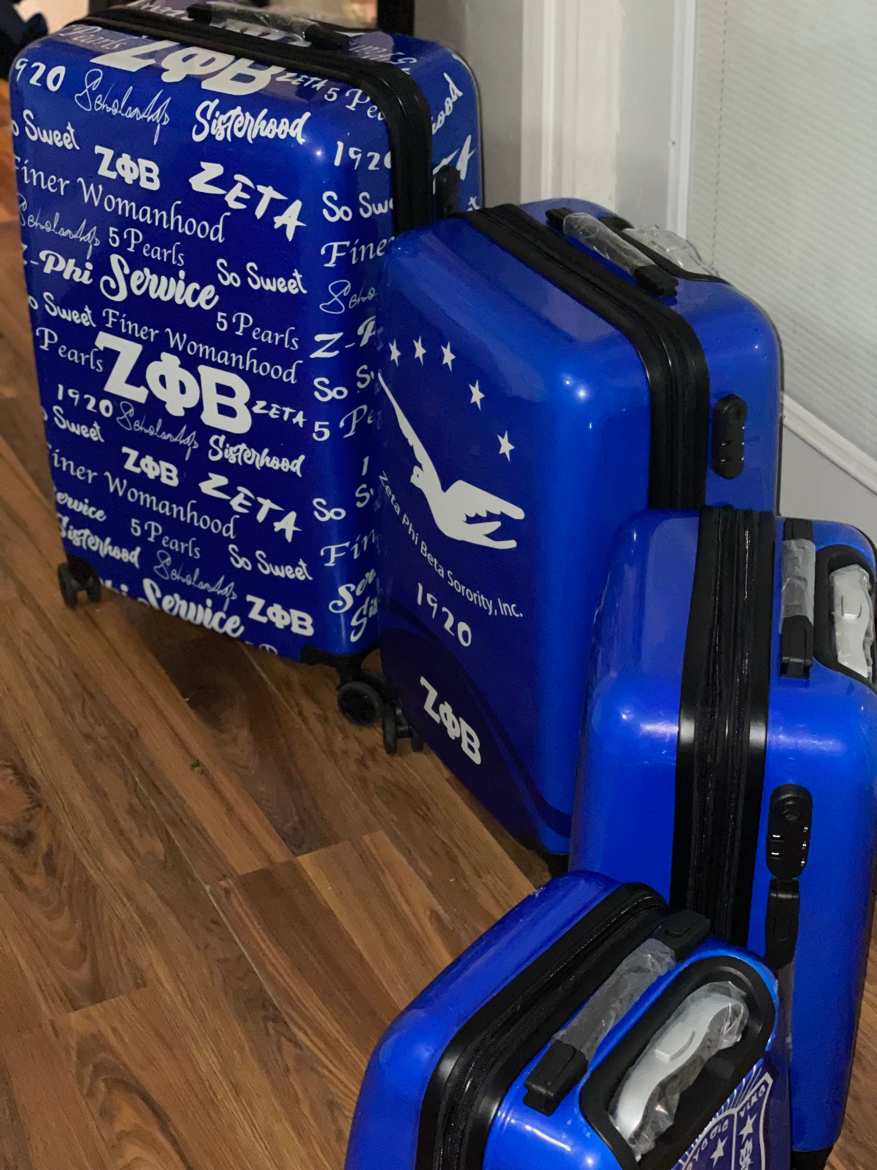 4 piece Zeta Nationally Approved Luggage set
