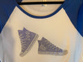 3/4 bling Zeta baseball tshirt