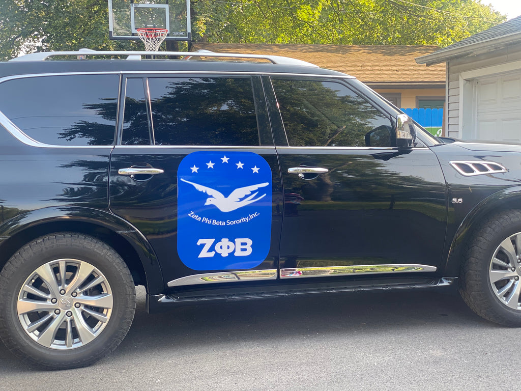 Magnetic vehicle decal (Nationally Approved)