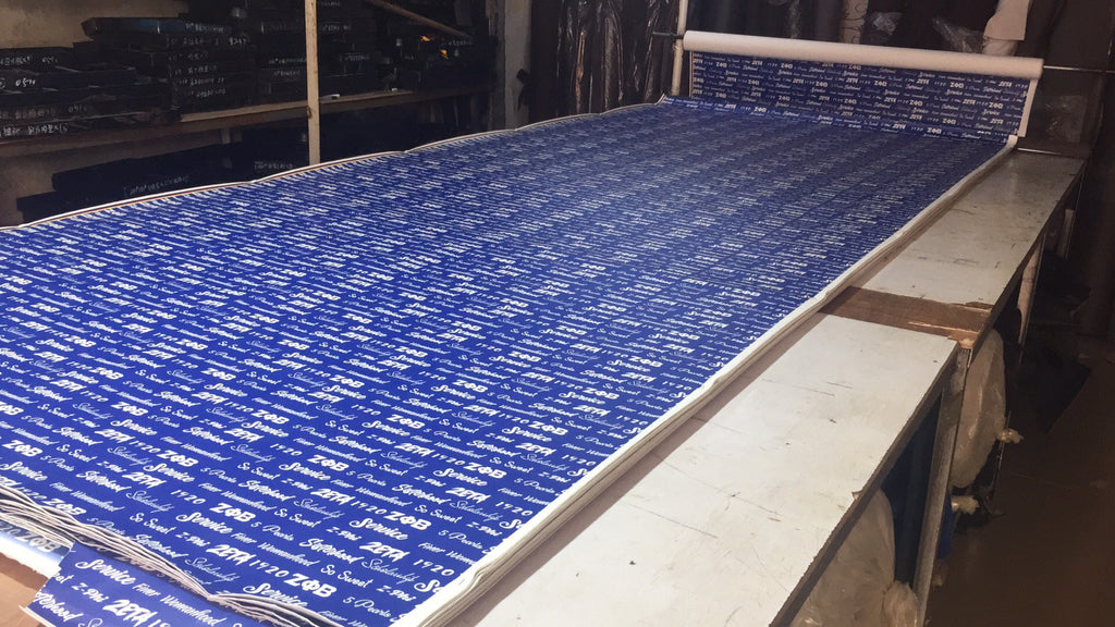 Word art convertible duffle travel bag