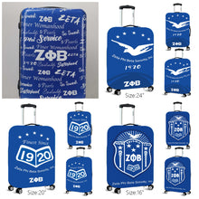 Load image into Gallery viewer, 4 piece Zeta Nationally Approved Luggage set