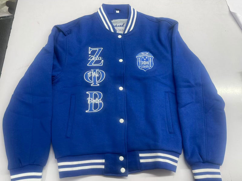Zeta varsity jackets