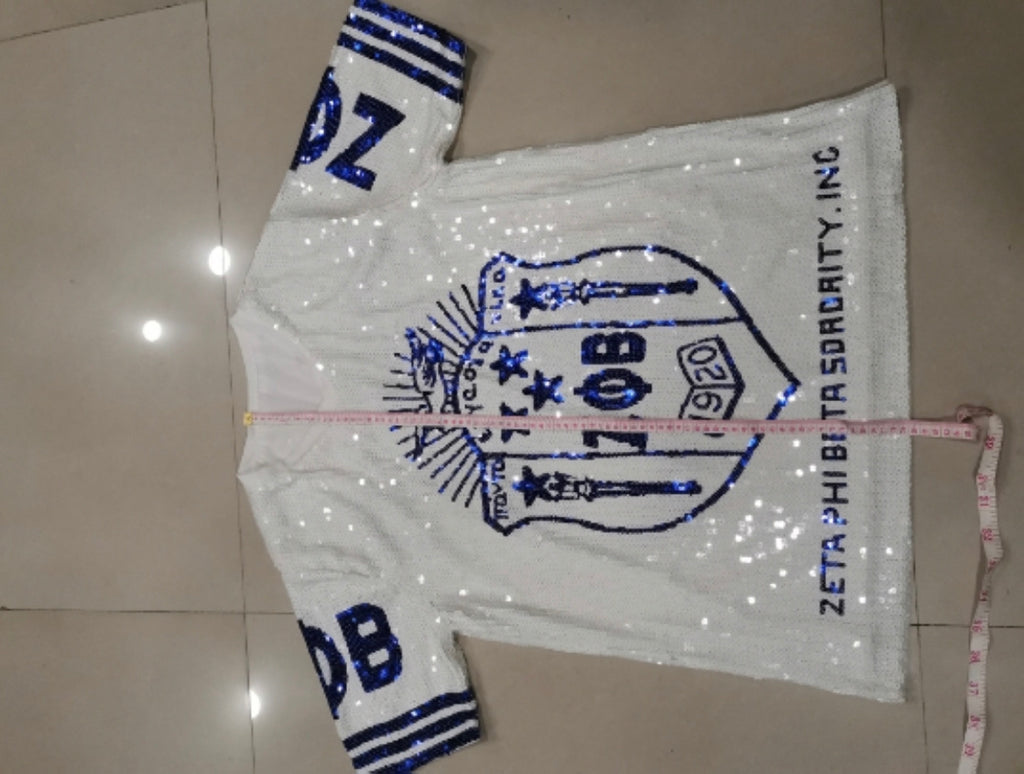 PRE-ORDER Zeta sequin jersey