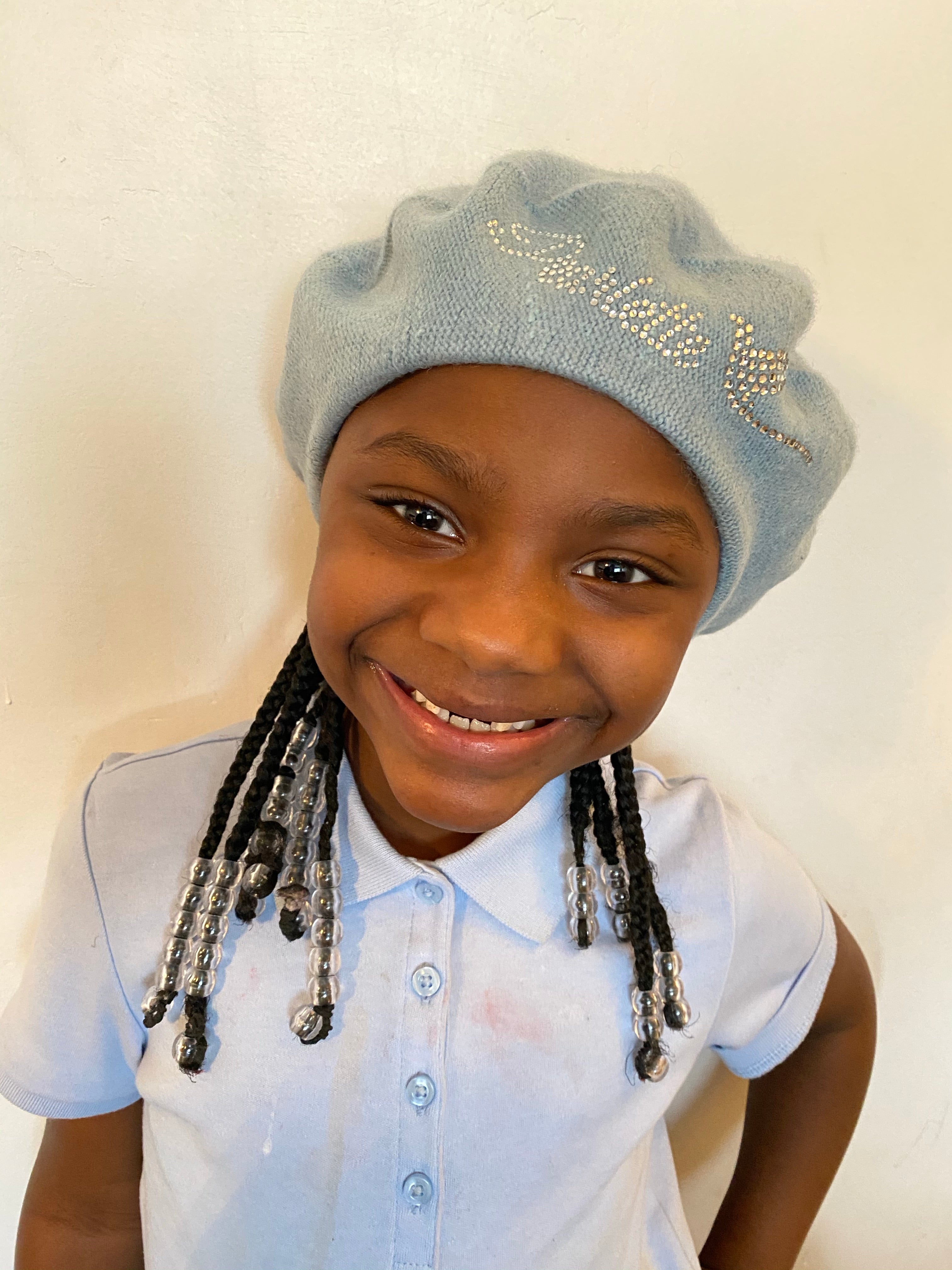 Pearlette  bling beret