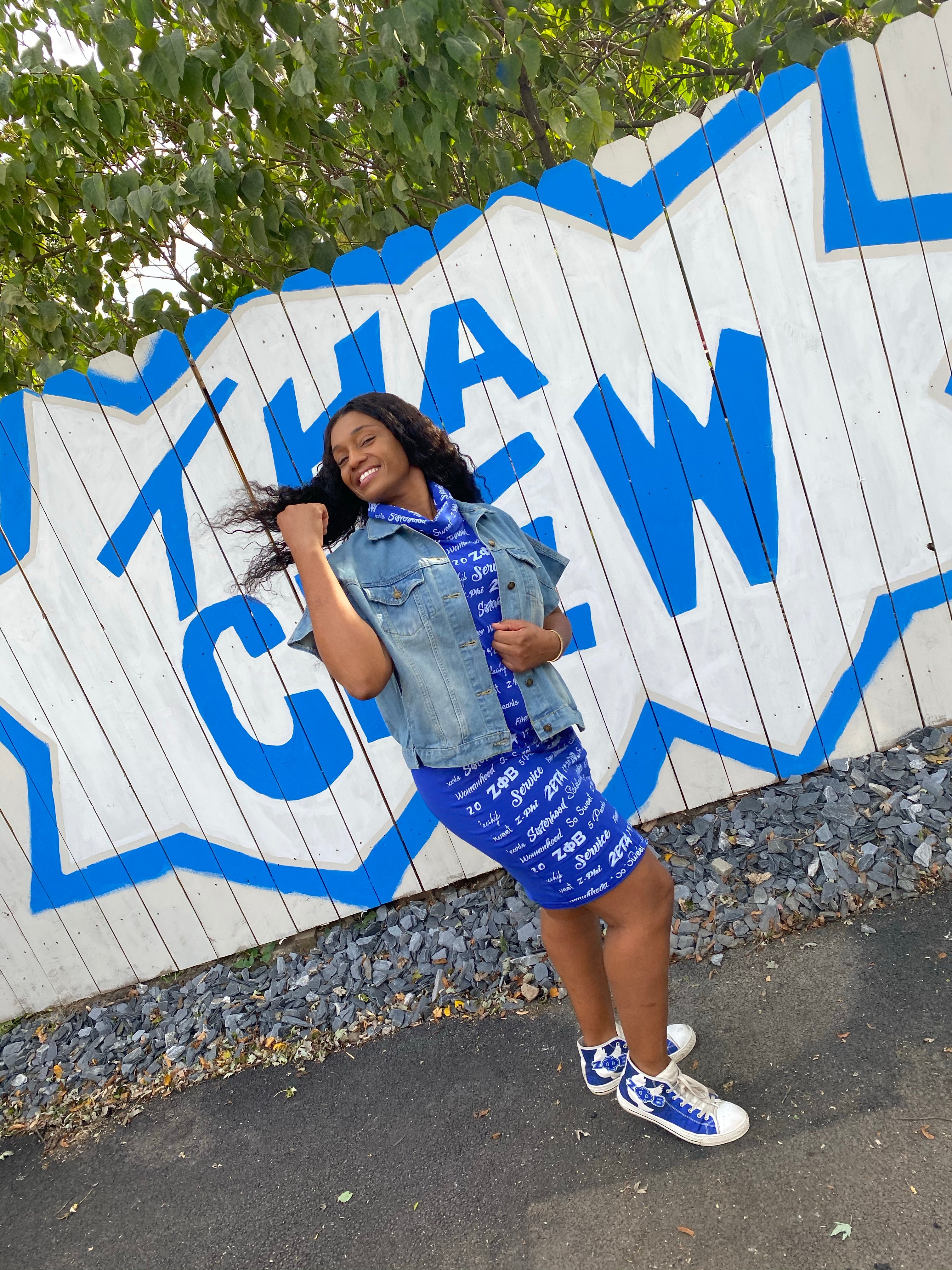 Nationally Approved Zeta word art dress