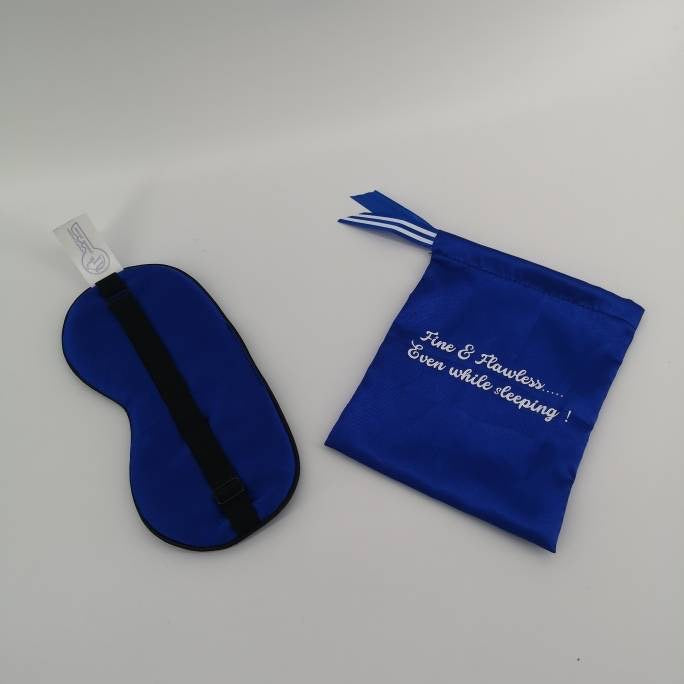 Sleep mask with matching silk bag!