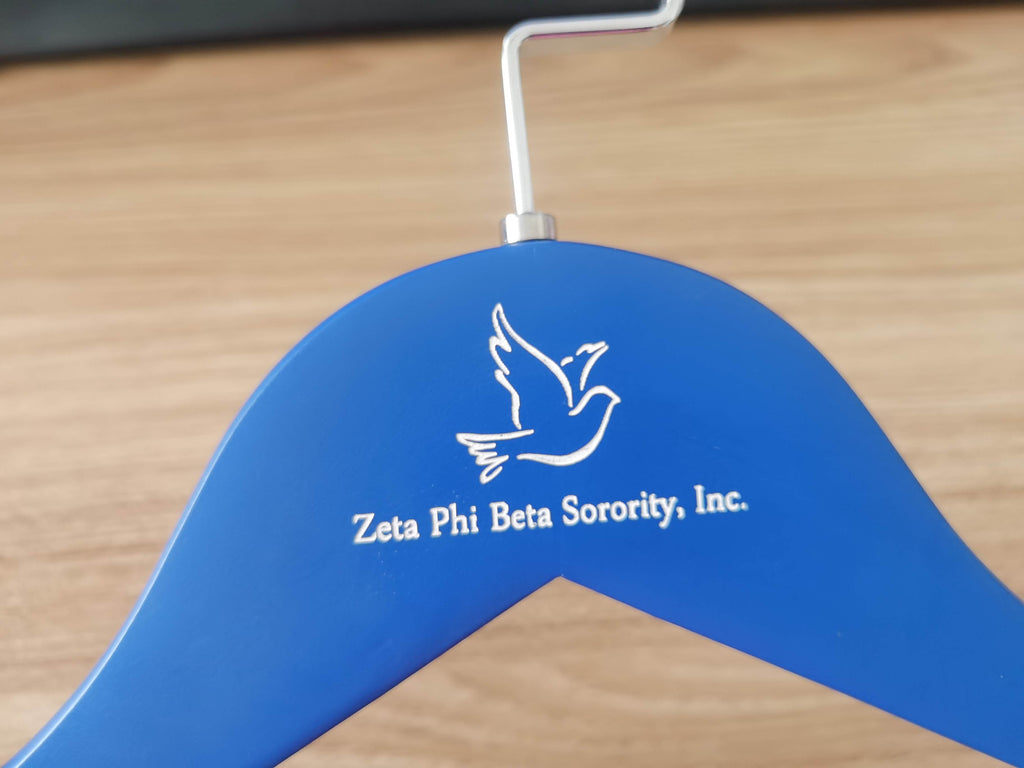 Royal blue ZETA hangers